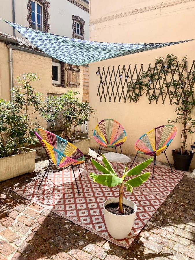 Garden Spa-Hyper Centre Avec Cour-Calme-Sauna-Hamam Apartment Troyes Exterior foto